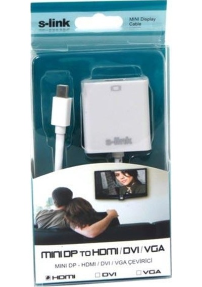 S-Link Sl-Md75 Mini Display To Hdmı 15Cm 15Cm (544591286)