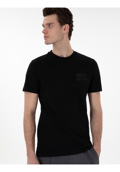 Pierre Cardin Erkek Siyah Tişört 50302599-vr046 Siyah