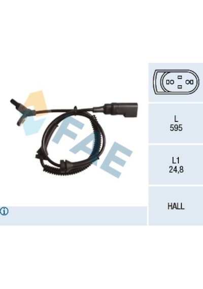 Fae Abs Hız Sensörü Ön Connect 1.8 16v-dı-tdı-tdcı 02 78152 2t142b372ae 4370937 4376243