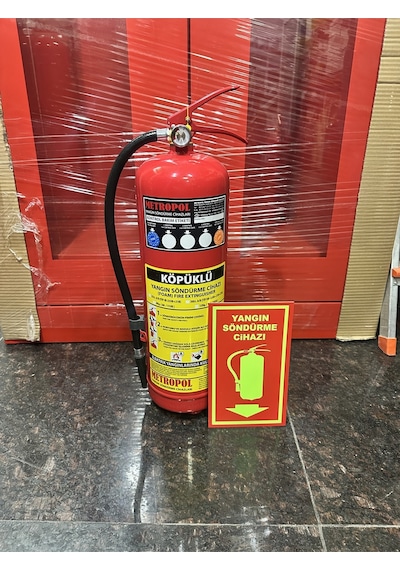 6 Kg Aff Köpüklü Yangın Söndürme Cihazı 4 Yıl Garantili
