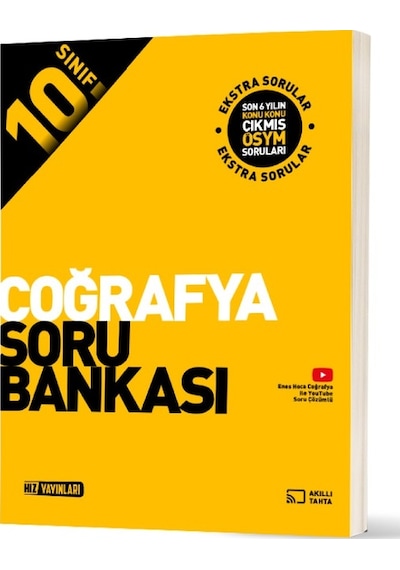 Hız 2026 10. Sınıf Coğrafya Soru Bankası Güncel Müfredat