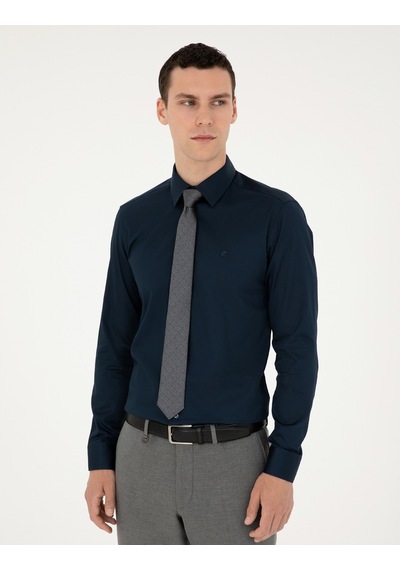 Pierre Cardin Erkek Lacivert Gömlek Basic 50286102-vr033 Lacivert