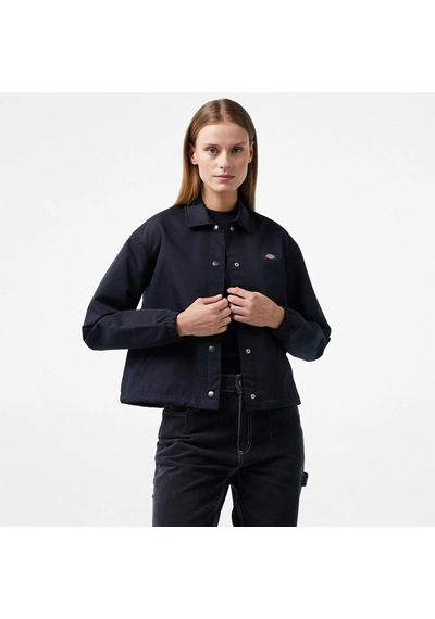 Dıckıes Dickies Oakport Cropped Coach Kadın Siyah Ceket