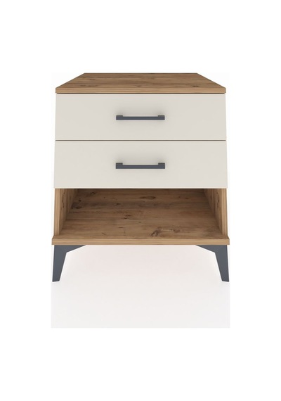 Kronos Komodin 2 Çekmeceli 60x59x64 Çam-aytaşı Çam
