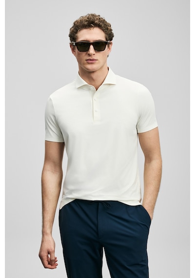 Lufian Spencer Erkek Polo Yaka T-shirt 111040240 Beyaz