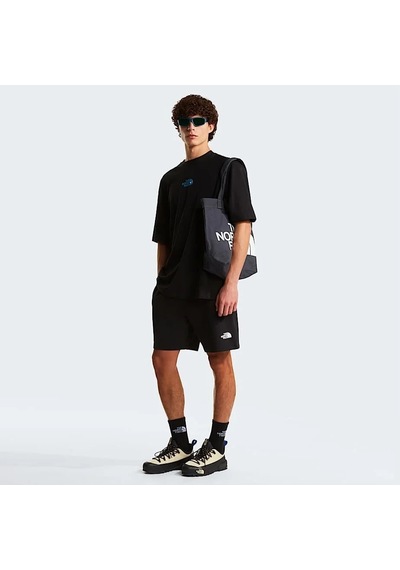 The North Face Liquid Logo Erkek Oversize T-shirt Nf0a8g9ujk31 Siyah