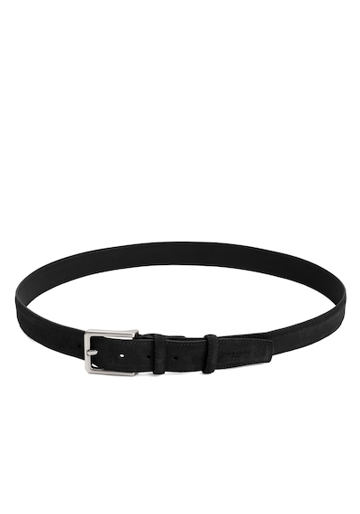 Pierre Cardin Suet Deri Erkek Kemer En 3,5 Cm Pc-1009 Siyah - Suet