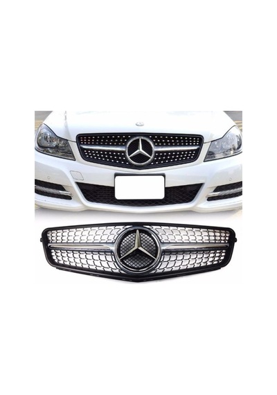 Mercedes W204 Diamond Amg Ön Panjur Izgara Seti