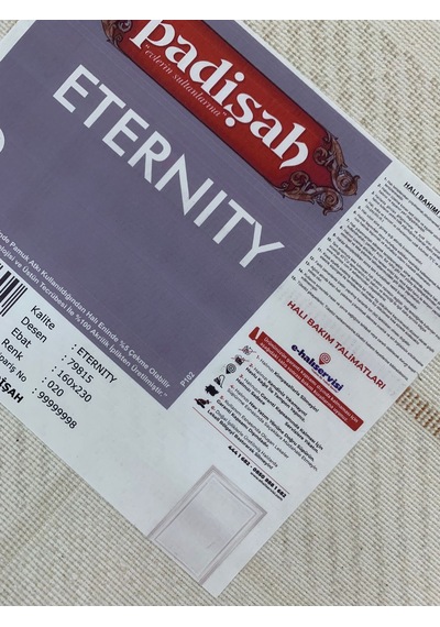 Padişah Halı Eternity 79815 020 Serisi Akrilik Salon Oturma Odası Halısı Krem - Kahve