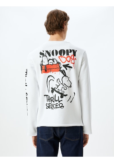 Koton Bisiklet Yaka Uzun Kollu Pamuk Karışımlı Lisanslı Snoopy Sweatshirt Beyaz 5wam70205mk Beyaz Koton Bisiklet Yaka Uzun Kollu Pamuk Karışımlı Lisanslı Snoopy Sweatshirt Beyaz 5wam70205mk Beyaz