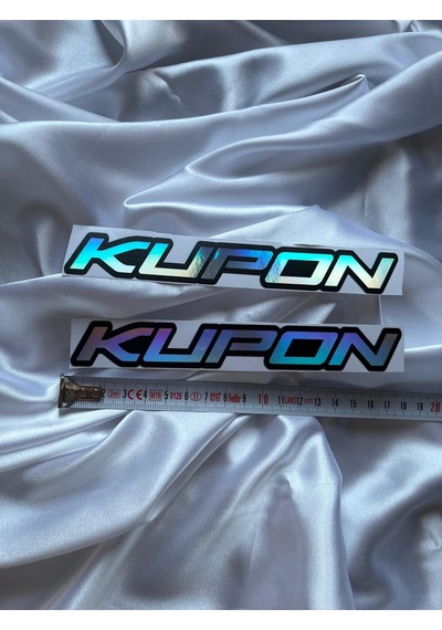 Kupon Hologram Sticker 2 Adet Oto Moto Aksesuar