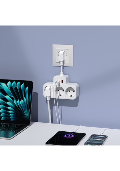 S-link Prz07 Beyaz 3 Soketli 15mm 1 Usb 2 Type-c Pd20w 1050 Joule Tam Bakır Kablolu Akım Korumalı Priz 0.25 CM S-link Prz07 Beyaz 3 Soketli 15mm 1 Usb 2 Type-c Pd20w 1050 Joule Tam Bakır Kablolu Akım Korumalı Priz 0.25 CM
