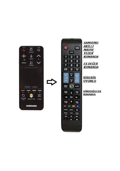 Samsung Sihirli Air Smart Kumanda Uyumlu Tuşlu Kumanda