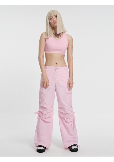 LOFT Regular Fit Kadın Pantolon Pembe
