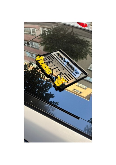 Motor Plaka Uyumlu Pleksi Pleksi Plakalık Pikachu Uyumlu - 878384828