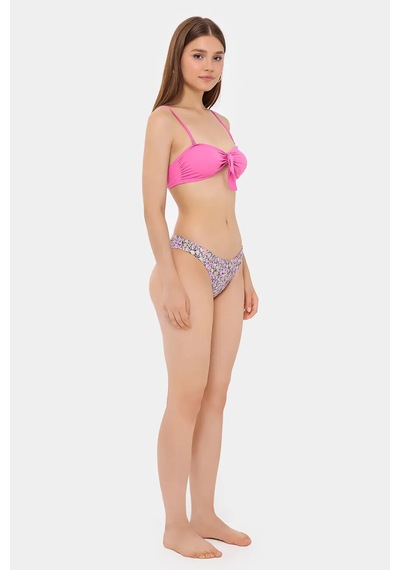 Hiccup Yay Detaylı Bikini Takımı Karanfil Pembesi