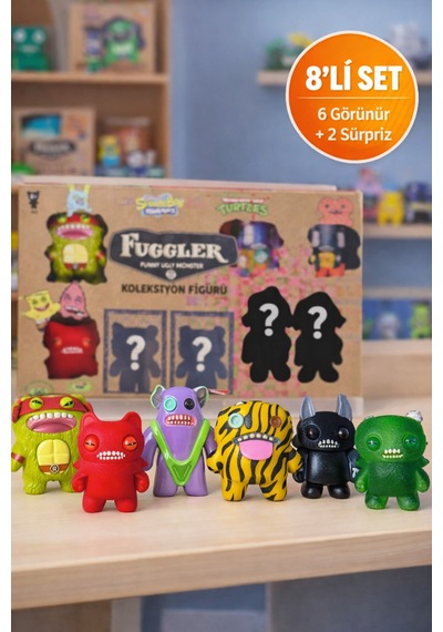 Fuggler Funny Ugly Monster 8 Li Figür Seti 2 Adet Sürpriz Karakter Dahil I Model 1