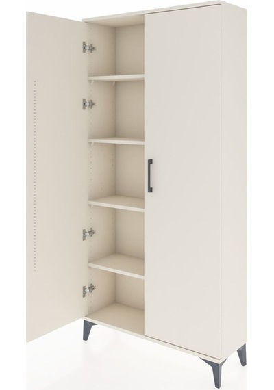 Arges Dolap 4 Raflı 2 Kapaklı 88x30x182 Aytaşı-aytaşı Aytaşı
