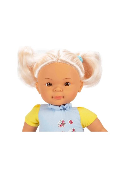 Hug Me Yumuşak Gövdeli Et Bebek 40 Cm Elbiseli Mavi