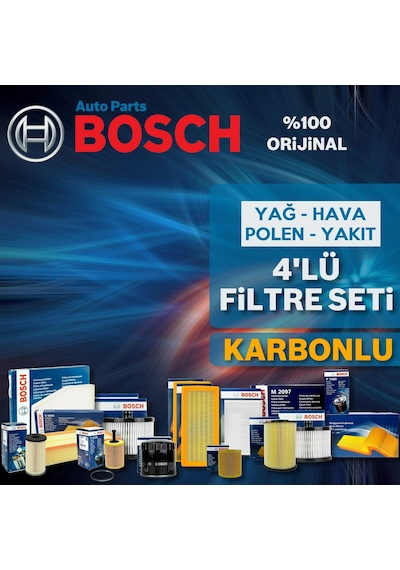 Toyota Auris 1.4 D4D Bosch  Filtre Bakım Seti 2007-2018