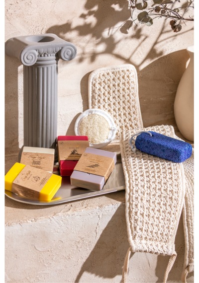 Soap Light Doğal Sabunlar Ve Pamuk Lifi Seti