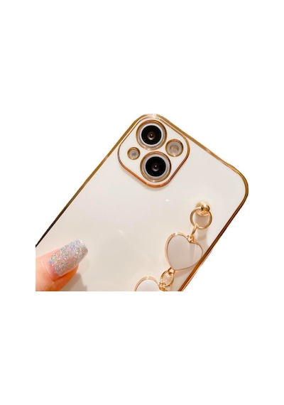 Ally Apple Uyumlu iPhone 13 Mini 5.4Inç Kilif Kalp Bileklik Tutuculu Lüx Sili 416568510