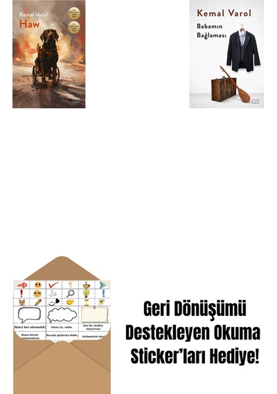 Haw + Babamın Bağlaması Ciltli + Okuma Sticker'ları