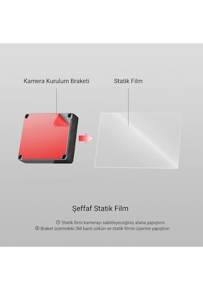 Viofo Şeffaf Cam Koruyucu Statik Film