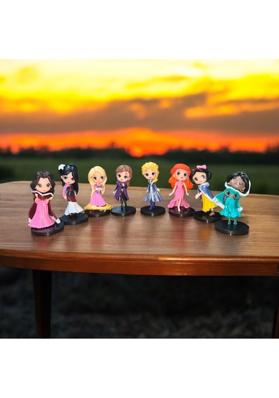 Dısney Prenses 8li Set Dısney Karakter Set 8 Li Biblo Disney Prenses Karakterleri Disney Oyuncakları Diğer