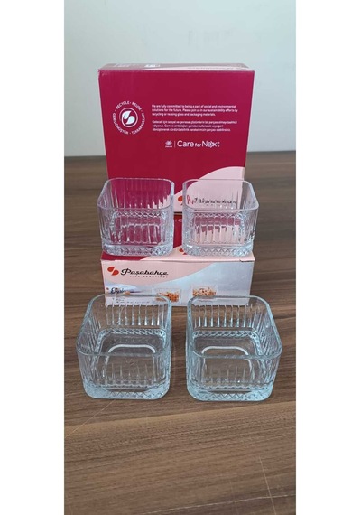 Paşabahçe Elysia Kare Çok Amaçlı Kase Çerezlik 6 Lı