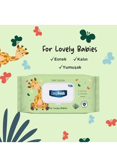 Islak Mendil Lovely Babies Zürafa 120 Yaprak