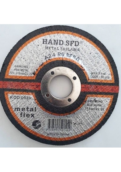 Hand Metal Taşlama Taşı Silici Taş Çapak Alma 115 Mm 115X6 1 Adet