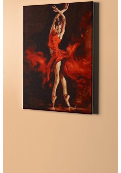 Webstyle Sayılarla Boyama Seti Kasnaklı Latin Dansı 50 X 65 Cm