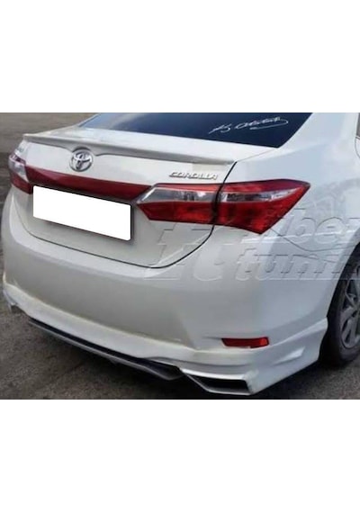 Toyota Corolla Uyumlu Spoiler Fiber