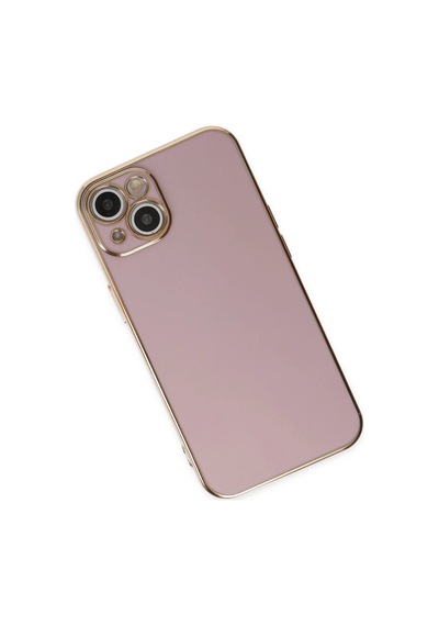 Apple Uyumlu iPhone 14 Kılıf Volet Silikon Mor/