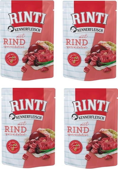 Rinti Pouch Dana Etli Köpek Yaş Mama 4 x 400 G
