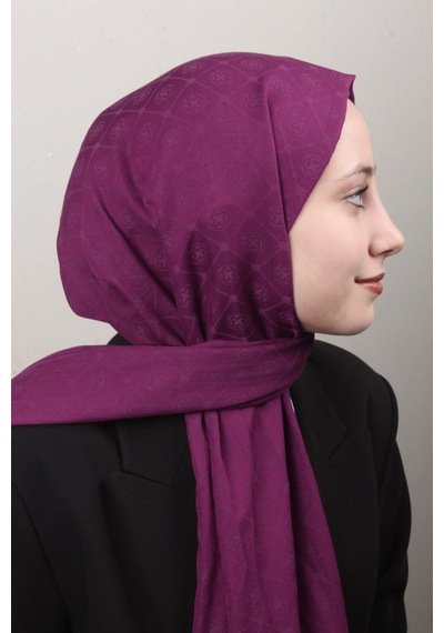 Mürdüm Cotton Pamuk Şal 992 451699 Mürdüm