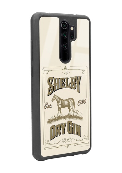 Xiaomi Redmi Note 8 Pro Peaky Blinders Shelby Dry Gin Tasarımlı Glossy Telefon Kılıfı Çok Renkli