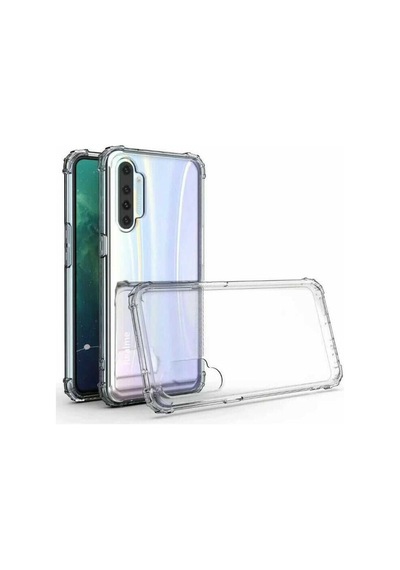 Lexroo Realme Xt Kılıf Nitro Anti Shock Silikon - Renksiz Çok Renkli