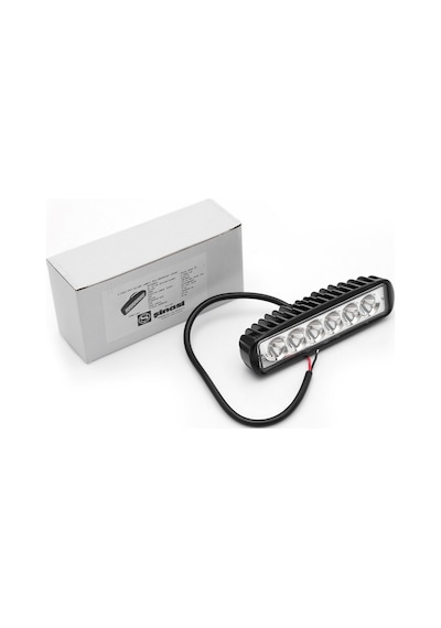 6 Ledli Beyaz Çalışma Lambası Gündüz Ledi Off Road 12v-24v