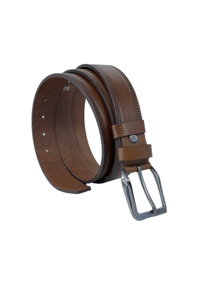 Süzer Deri Taba Hakiki Deri 3.5 Cm. Tokalı Klasik Erkek Kemer // Xd-311-28-st Taba