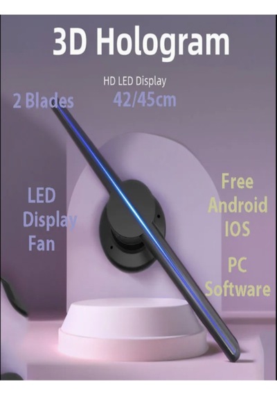 Holographic Led Fan