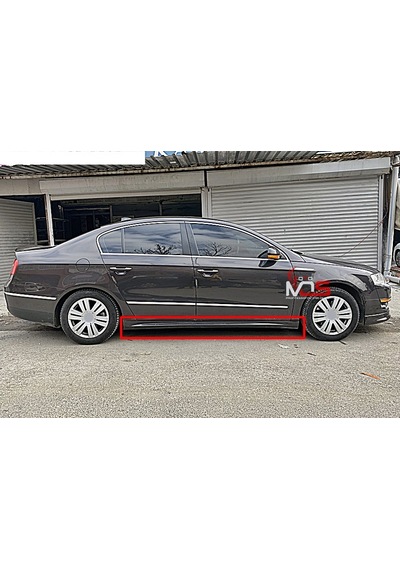 Vw Passat B6 R Yan Marşpiyel Sağ Sol Takım Fiberglass Boyasız