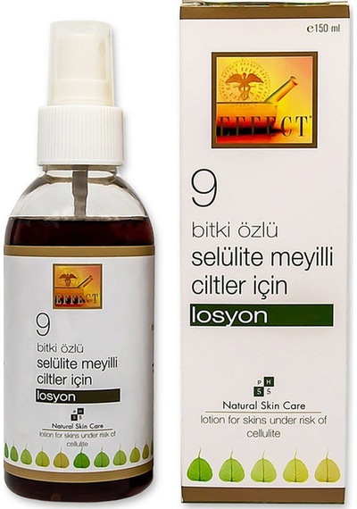 Effect 9 Bitki Özlü Selülite Meyilli Ciltler İçin Losyon 150 ML