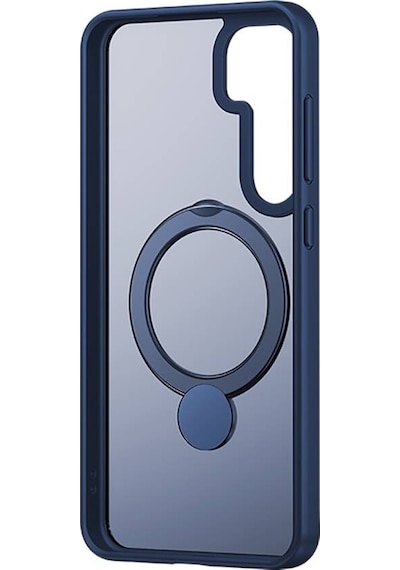 Galaxy S24 Uyumlu Kılıf Magsafe Şarj Özellikli Benks Standlı Mist Protective Kapak Siyah