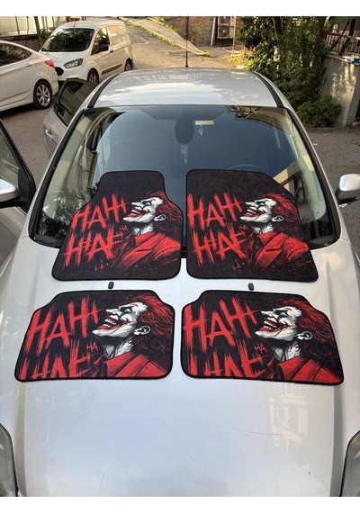 Lüx Oto Halı Paspas Desenli Yıkanabilir Unıversal Her Araca Uyumlu Joker