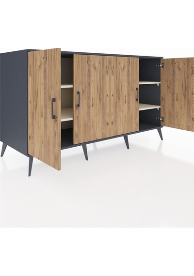 Kronos Konsol 4 Raflı 4 Kapaklı 176x59x99 Antrasit-çam/aytaşı Atlas Çam/aytası - Antrasıt Kronos Konsol 4 Raflı 4 Kapaklı 176x59x99 Antrasit-çam/aytaşı Atlas Çam/aytası - Antrasıt