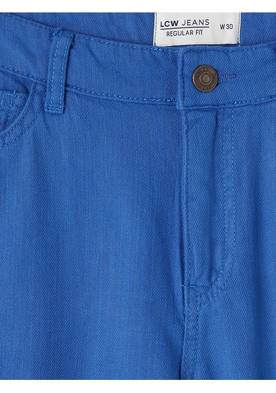 Lcw Jeans Mavi Regular Fit Erkek Jean Şort