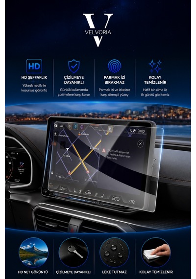 Cupra Formentor 12.9 Inç Multimedya Uyumlu 9h Nano Ekran Koruyucu 2025 2026