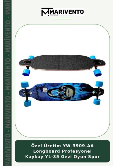 Özel Üretim Yw-3909-aa Longboard Profesyonel Kaykay Yl-35 Gezi Oyun Spor Çok Renkli